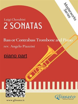cover image of (piano part) 2 Sonatas by Cherubini--Bass Trombone and Piano